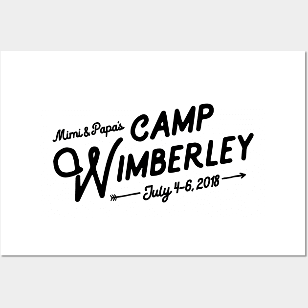 Camp Wimberley Wall Art by jimmysanimation